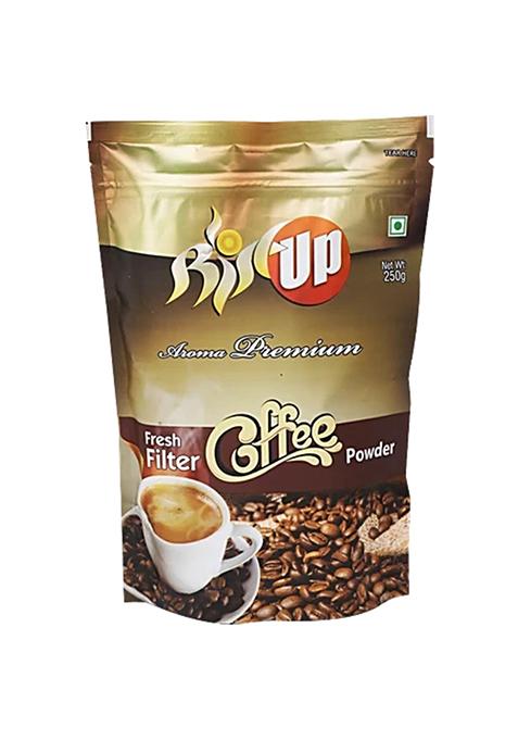 Riseup Coffee - Chikamagalur Aroma Premium Fresh Filter Coffee, Using 100% German Machinery To Roast And Grind, 250 G