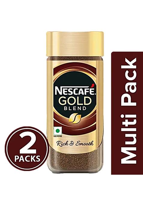 Nescafe Blend Instant Coffee Powder - Festive Edition- Rich And Smooth, 2X185 G Multipack