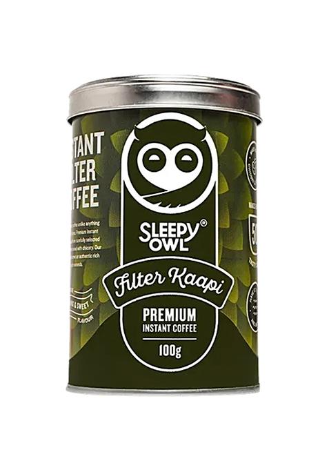 Sleepy Owl Premium Instant Filter Coffee - With Chicory, 100 G