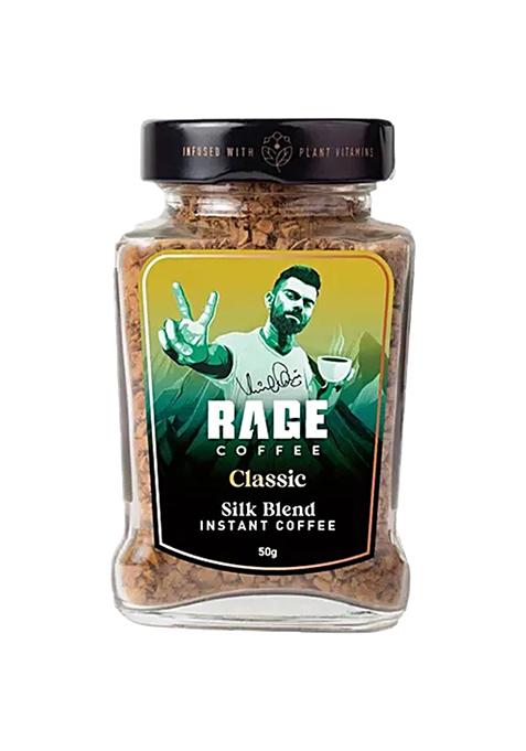 Rage Coffee Classic Silk Blend Instant Coffee, 50 G