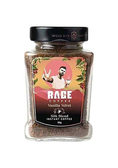 Rage Coffee Vanilla Velvet Silk Blend Instant Coffee, 50 G