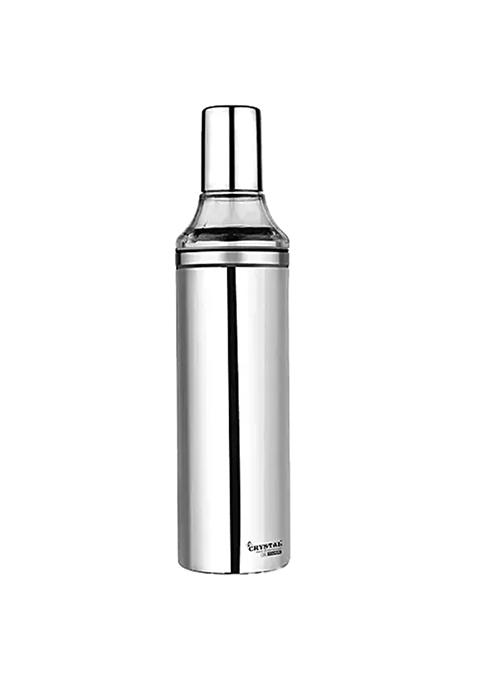 Crystal Stainless Steel Oil Pourer - Sturdy, Elegant , Convenient Kitchen Storage, 1 L