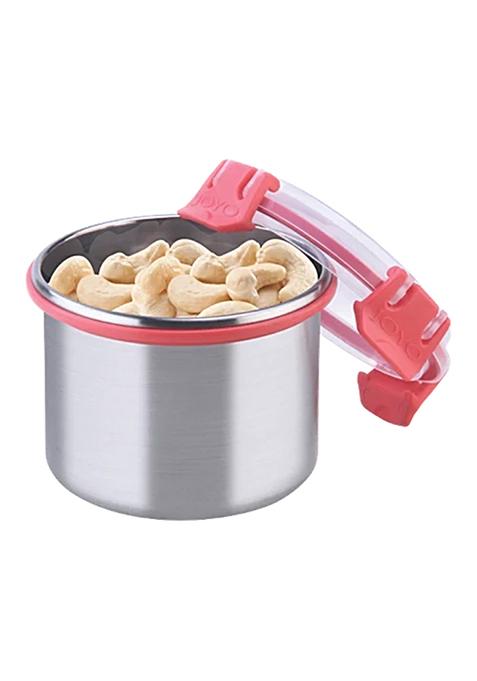 Joyo Steel Steel Storage-Lunch Container - No.12, Pink, Klip It, 500 Ml