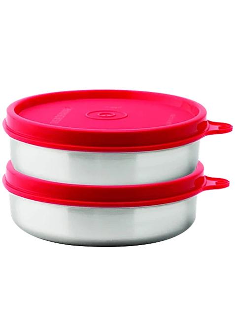 Signoraware Mini Mate Container-Box - High Quality, Red, 60 Ml (Set Of 2)