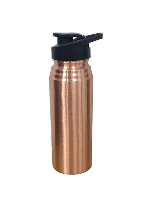 Suryaflame Copper Fliptop Water Bottle - Yogastra Easy, 1 L