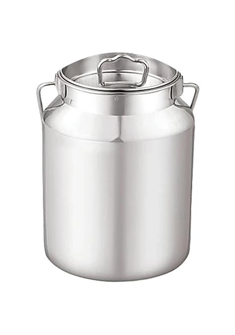 Neelam Stainless Steel Milk Can-Container-Akhand Barni - Easy To Clean And Durable, 1 L