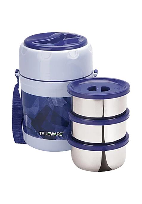 Trueware Office Plus Insulated Lunch Box - Durable, Leak Proof, 300 Ml (Set Of 3)