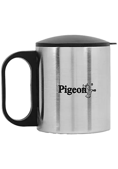 Pigeon Crown Single Mug - 10033, Stainless Steel, Sturdy, Long-Lasting, 150 Ml