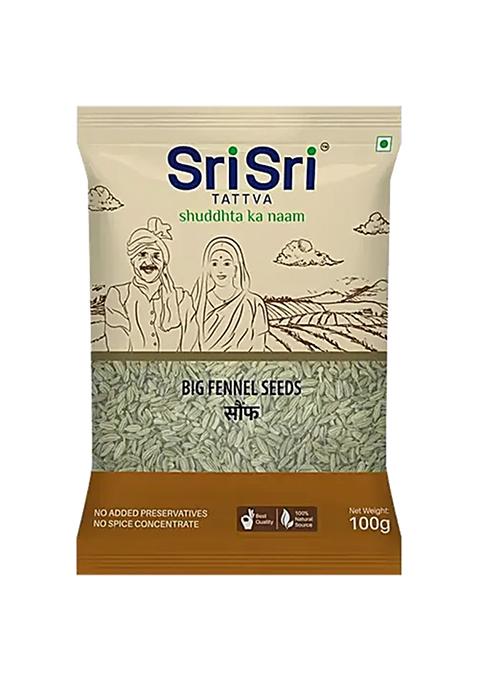 Sri Sri Tattva Big Fennel Seeds Highly Nutritious Increase Appetite Boosts Overall Health 100 G