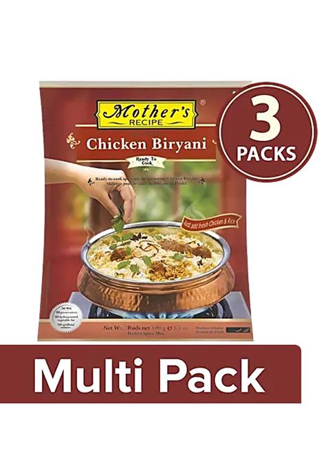 Mothers Recipe Mix Chicken Biryani 3X100 G Pouch