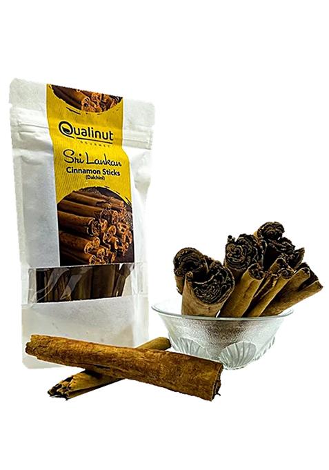 Qualinut Gourmet Sri Lankan Cinnamon Sticks Rich Anti Inflammatory Properties 50 G Pouch