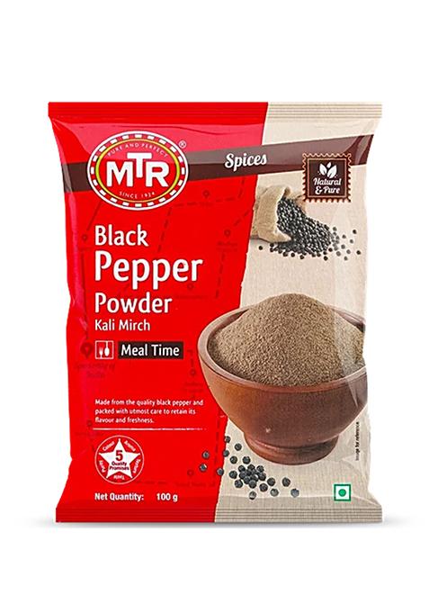 Mtr Powder Black Pepper 100 G Pouch