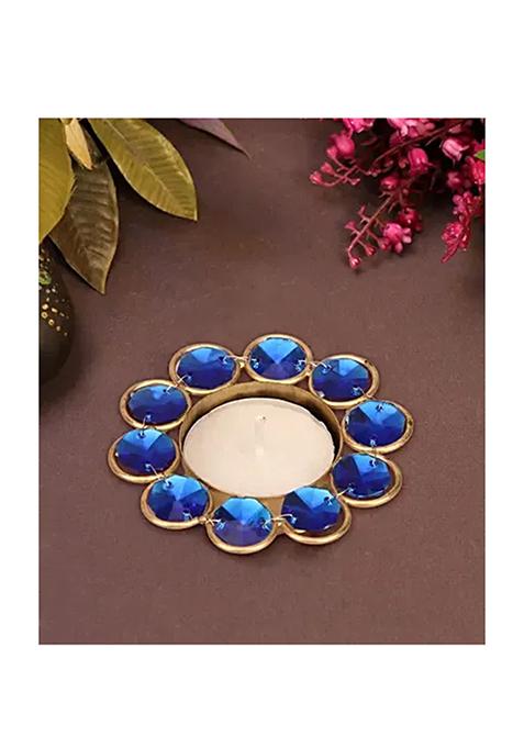 Prime Metal Tealight Candle Holders Elegant Premium Assorted Colours 6 Pcs