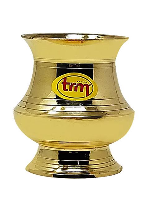 Trm Pooja Jal Lota Pot Brass Metal Small Size For Worship Use 1 Pc