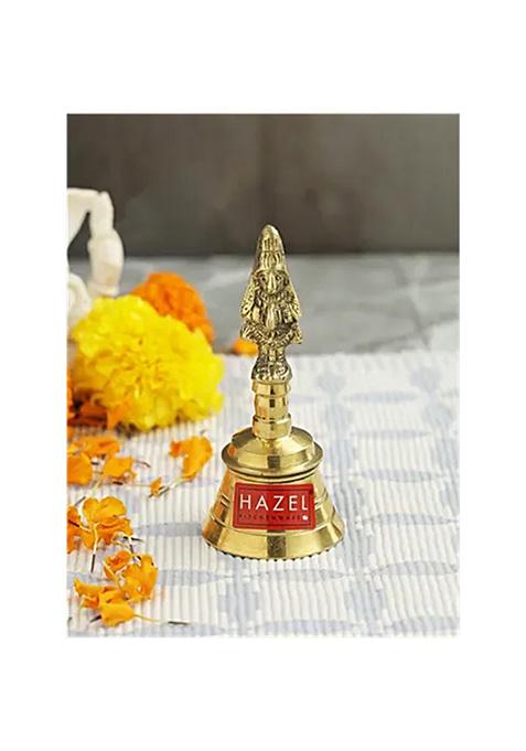 Hazel Brass Ganti Hanuman Golden 1 Pc