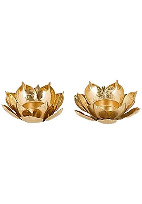 Pahal Lotus Tealight Holder 2 Pcs