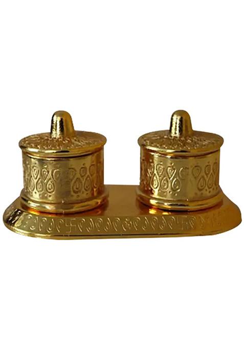 Decan Brass Sindoorkumkum Box Elegant Premium Handcrafted 100 G