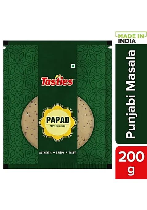 Tasties Handmade Papad Urad Punjabi Masala 200 g