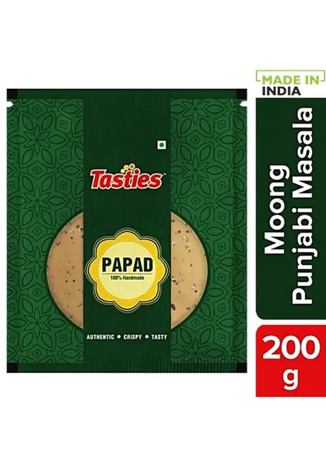 Tasties Handmade Papad Moong Punjabi Masala 200 g