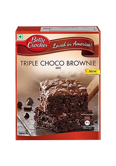 Betty Crocker Triple Choco Brownie Mix 425 g