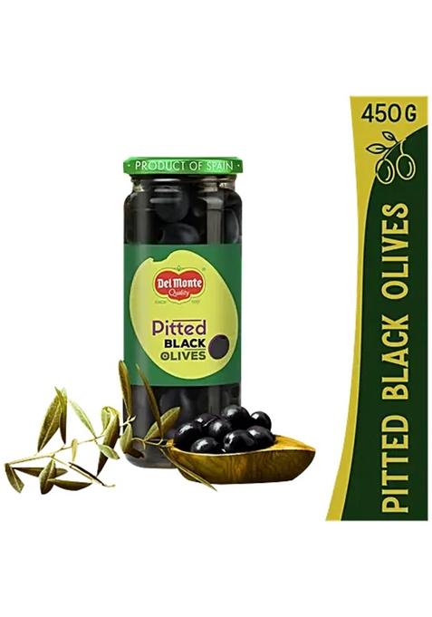 Del Monte Pitted Black Olives 450 g Jar