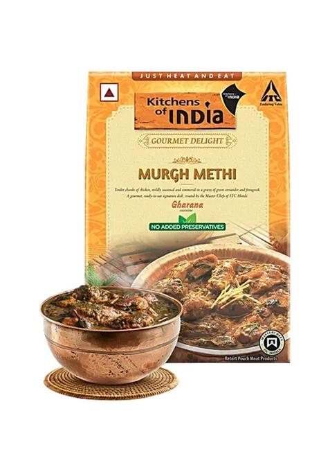 Kitchens Of India Murgh Methi Itc Ready To Eat Indian Dish, Just Heat And Eat 285 g