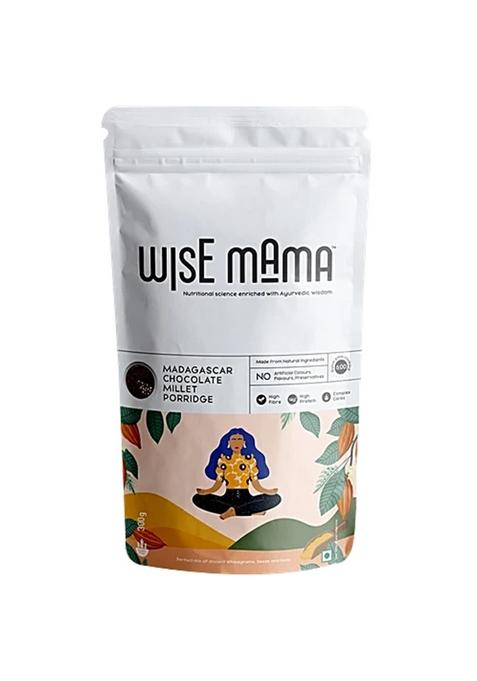 Wise Mama Madagascar Chocolate Millet Porridge With Whole Grains, Nuts, Seeds And 0% Trans-Fat 300 g Pouch