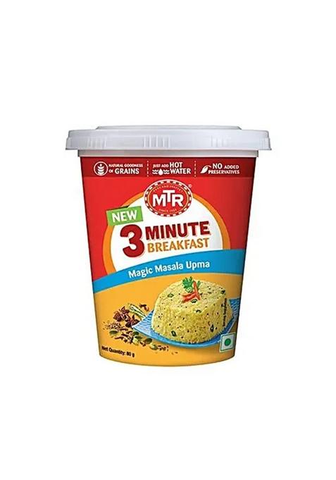 Mtr 3 Minute Breakfast Magic Masala Upma 80 g Cup