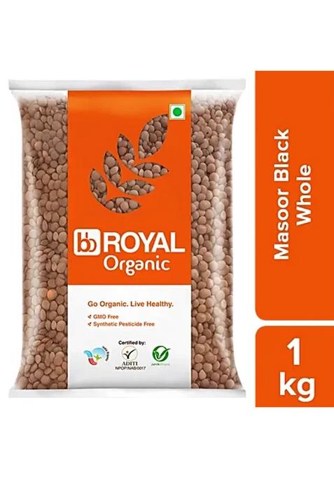 Bb Royal Organic Masoor Black Whole 1 Kg