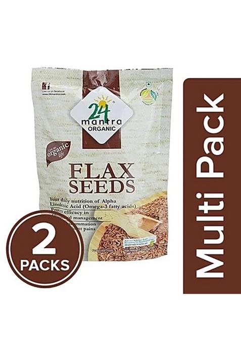 24 Mantra Organic Seeds Flax 2X200 g