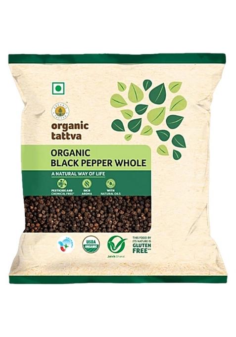 Organic Tattva Black Peppercorns 100 g Pouch