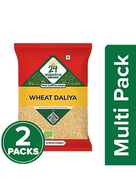 24 Mantra Organic Wheat Daliya 2X500 g