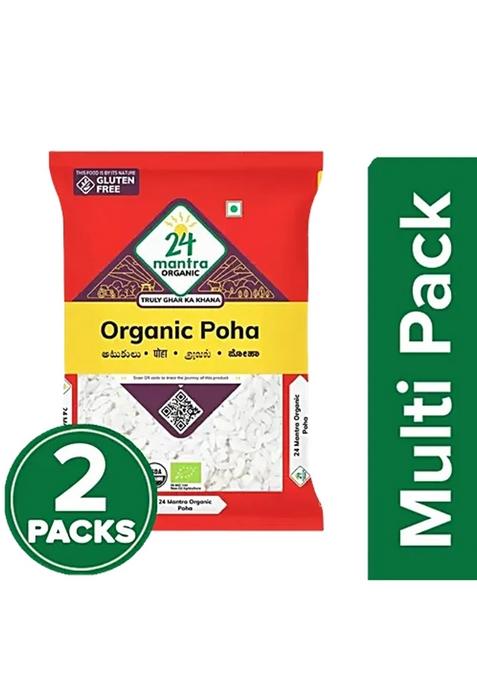 24 Mantra Organic Poha 2X500 g