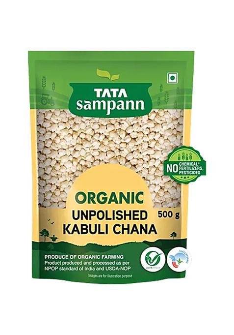 Tata Sampann Organic Kabuli Chana 500 g