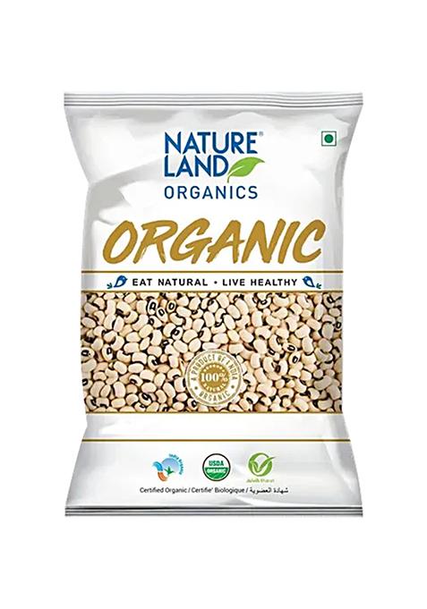 Natureland Organics Cowpea Black Eye 500 g Pouch