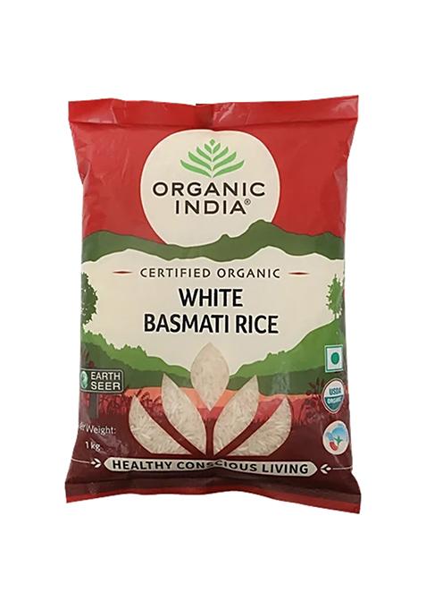 Organic India White Basmati Rice Certified Organic 1 Kg