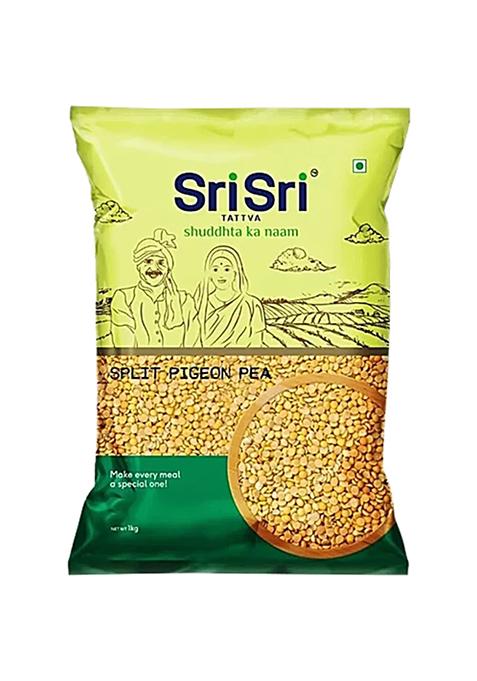 Sri Sri Tattva Split Pigeon Pea Toor Dal Rich In Protein Folic Acid 1 Kg