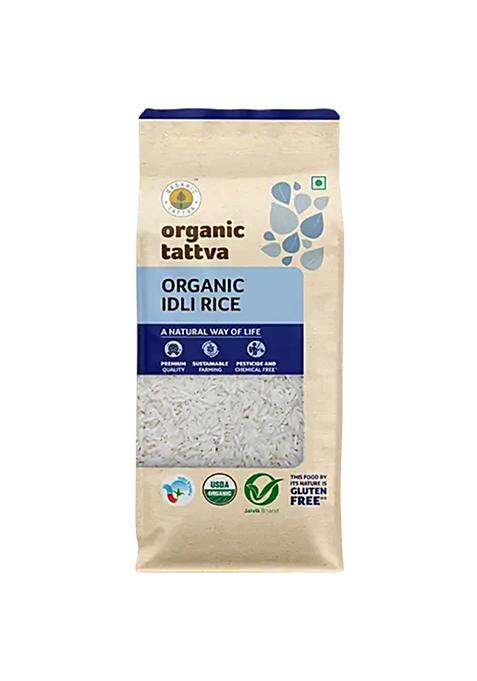 Organic Tattva Organic Idli Rice 1 Kg Plastic Pouch