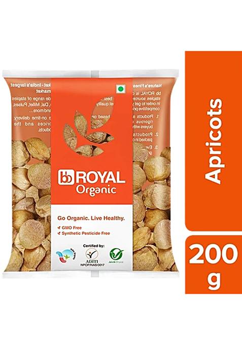 Bb Royal Organic Apricots 200 g