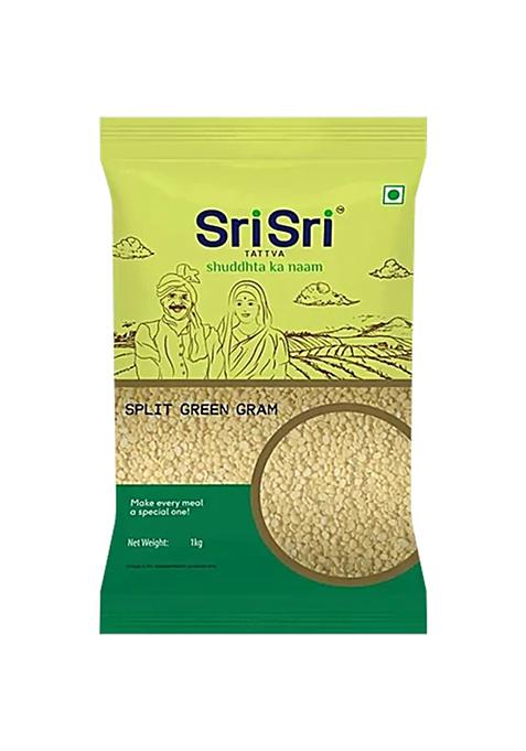 Sri Sri Tattva Split Green Gram Moong Dal Rich In Protein 1 Kg