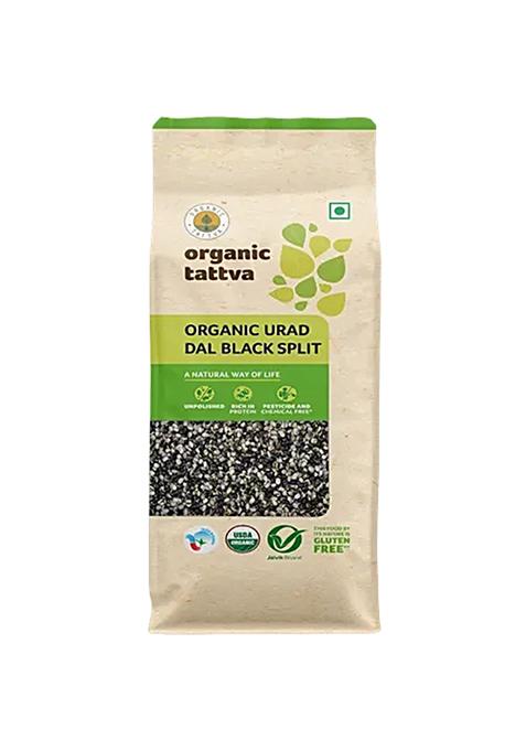 Organic Tattva Organic Urad Black Split 500 g Pouch