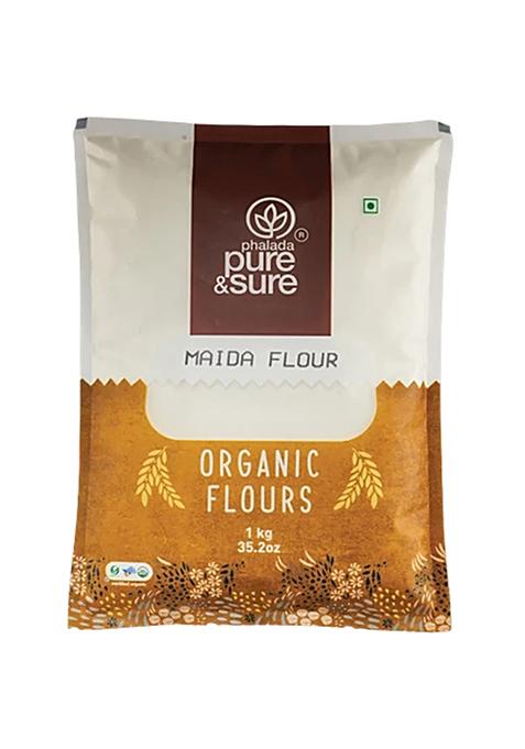 Pure Sure Organic Maida Flour Rich In Fibre Vitamin 1 Kg