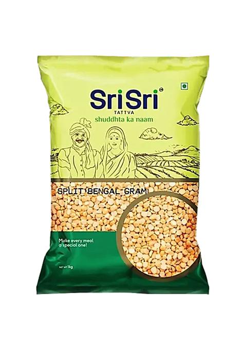 Sri Sri Tattva Bengal Gram Chana Dal Split Rich In Protein Highly Nutritious For Easy Digestion 1 Kg