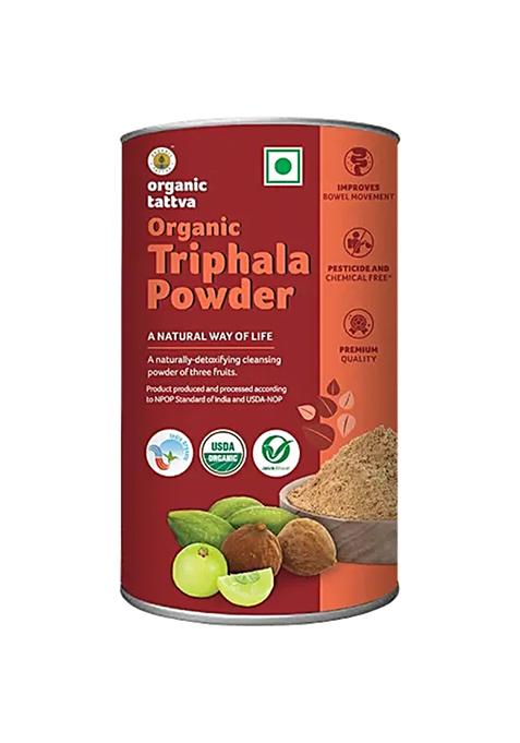 Organic Tattva Organic Triphala Powder 100 g Composite Can