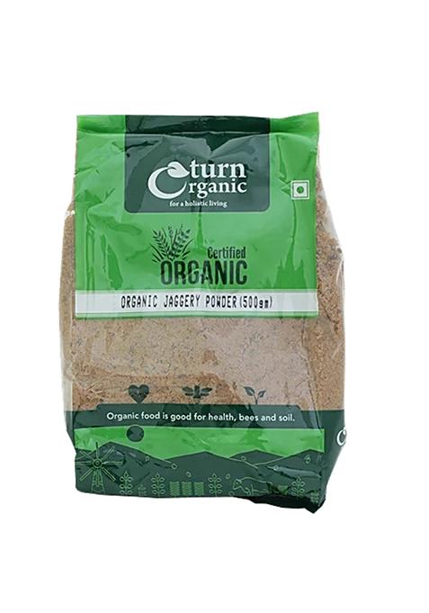 Turn Organic Organic Jaggery Powder 500 g Pouch