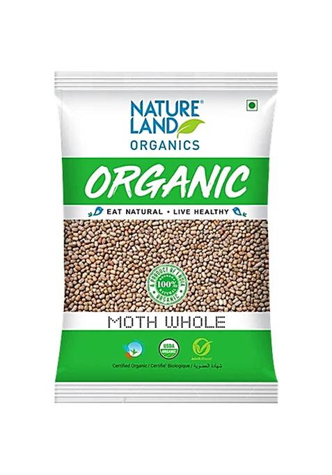 Natureland Organics Whole Moth 500 g Pouch