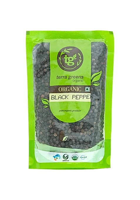 Terra Greens Organic Whole Black Pepper 100 g