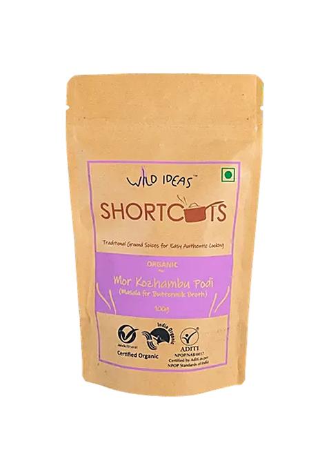 Wild Ideas Shortcuts Mor Kozhambu Podipowder Organic Authentic Flavour Ground Spices Mix 100 g 1 Pc