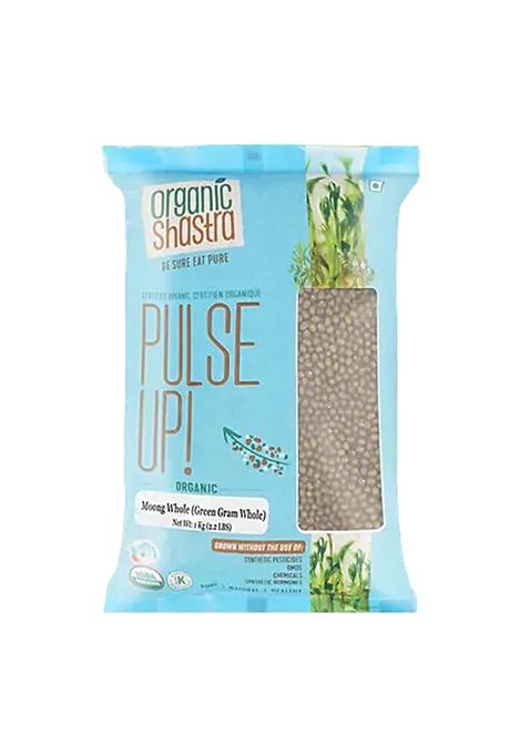 Organic Shastra Moong Beans Whole Dal 1 Kg