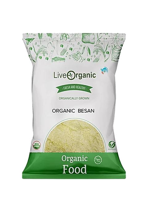 Live Organic Besan 100 Natural Fresh Healthy 500 g